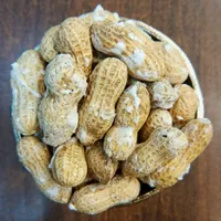 بادام زمینی نمکی با پوست